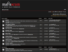 Tablet Screenshot of forum.mafiascum.net